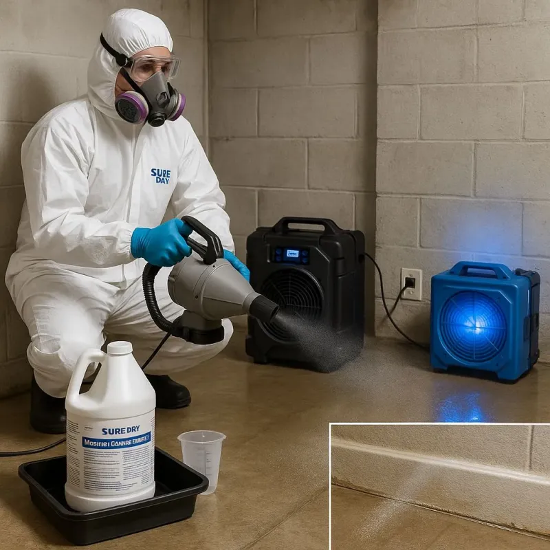 Sanitization and Odor Removal process in East Pasadena, CA