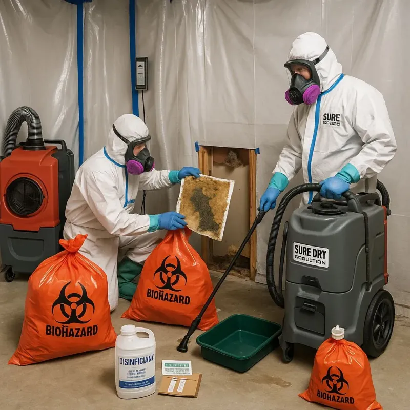 Contaminated Water Handling Protocols process in East Pasadena, CA