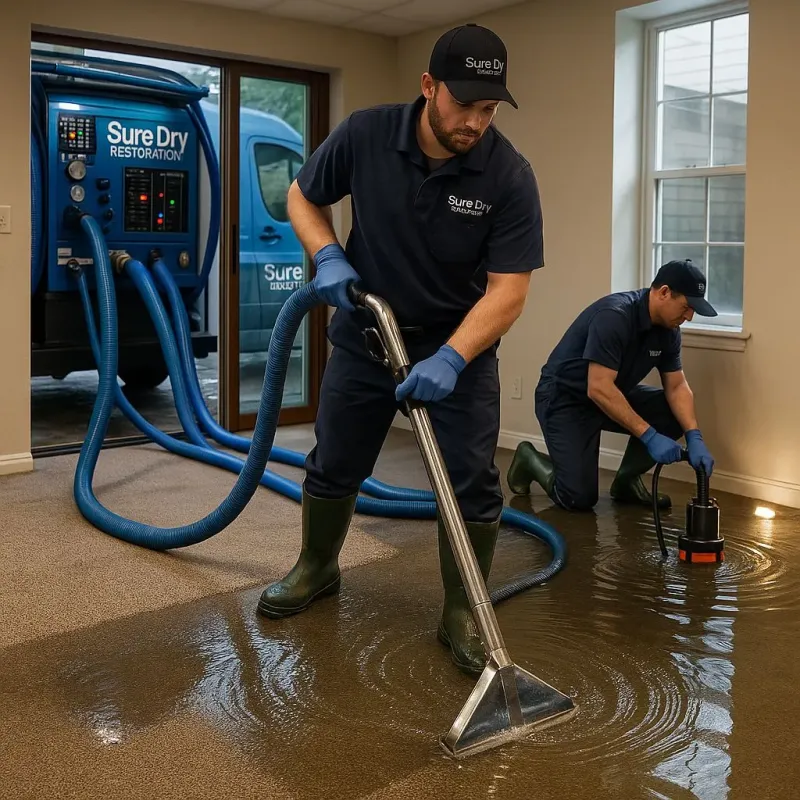 Water Extraction and Removal process in East Pasadena, CA